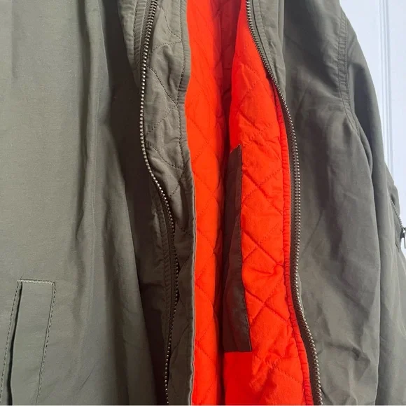 GAP Olive Green Bomber Jacket - Picture 2 of 7